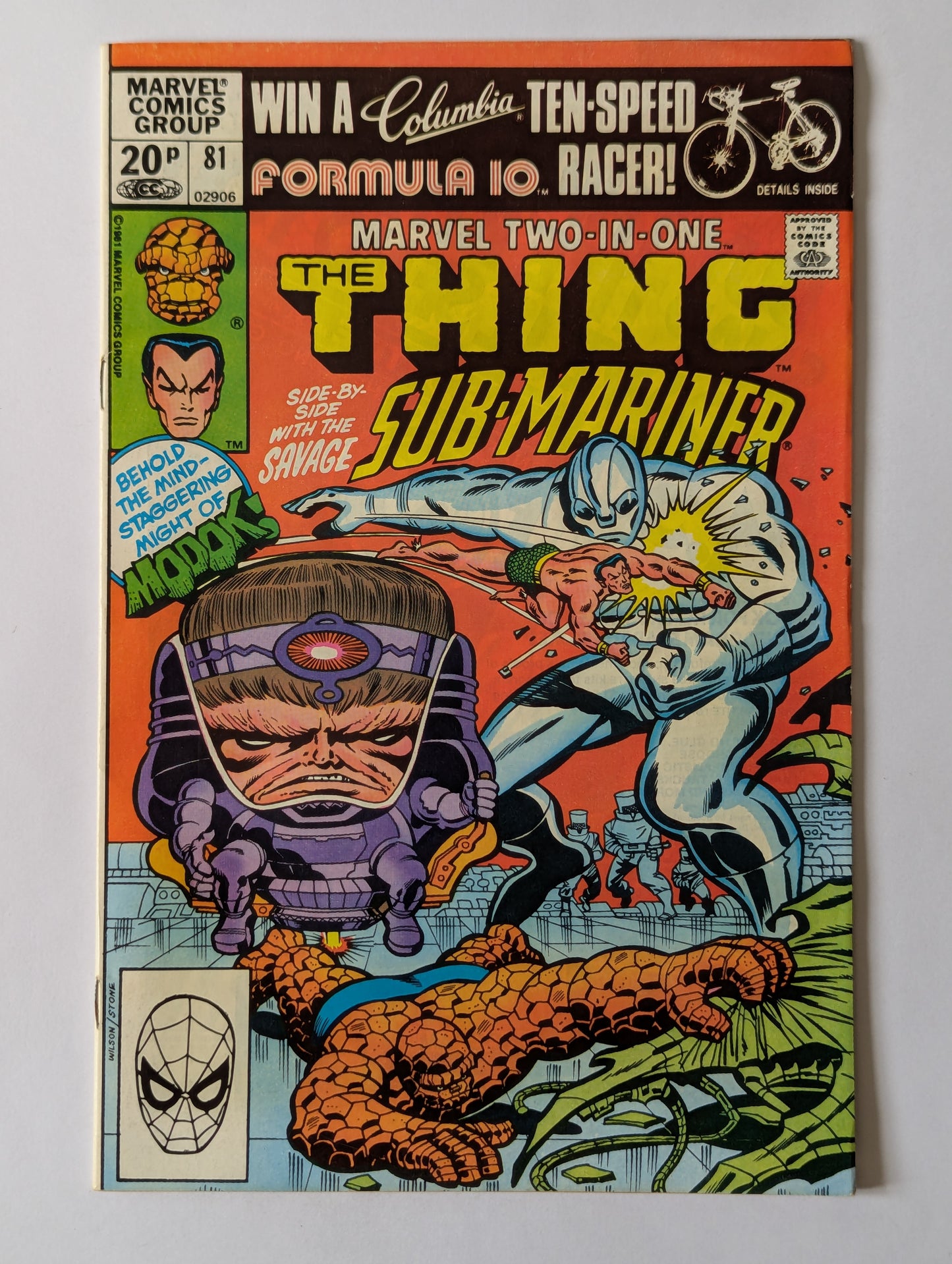 Marvel Two In One #81 Marvel Comic Book