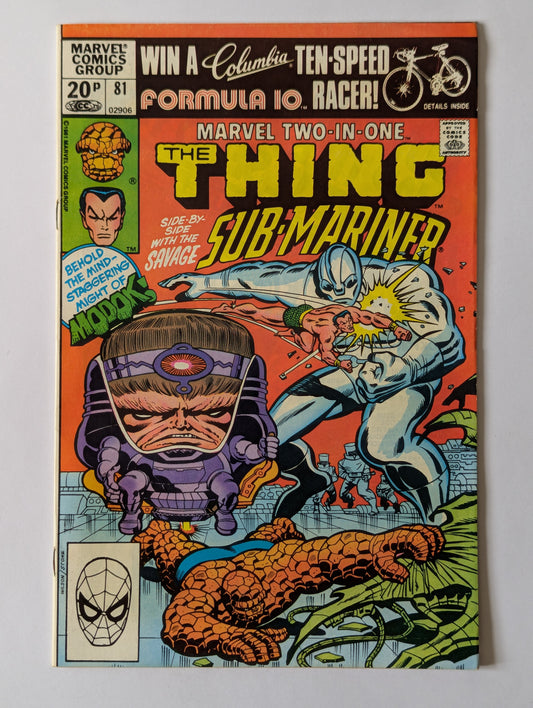 Marvel Two In One #81 Marvel Comic Book