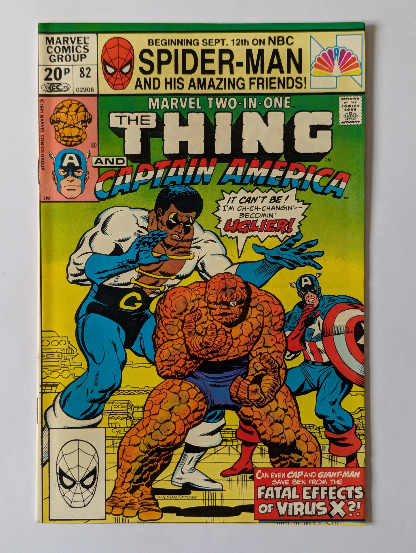 Marvel Two In One #82 Marvel Comic Book