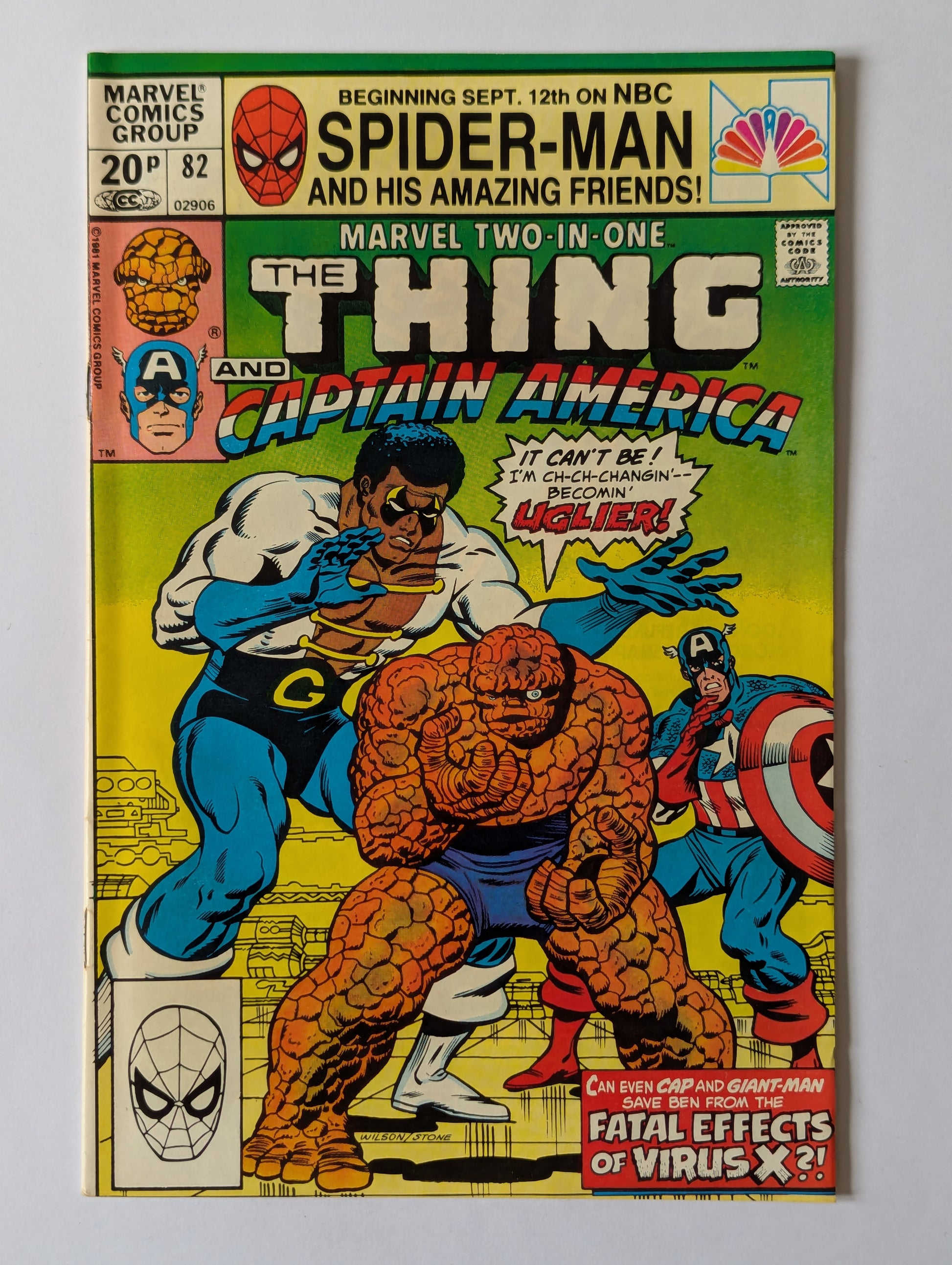 Marvel Two In One #82 Marvel Comic Book