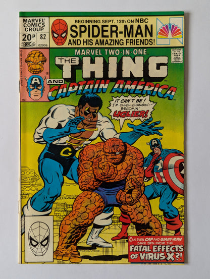 Marvel Two In One #82 Marvel Comic Book