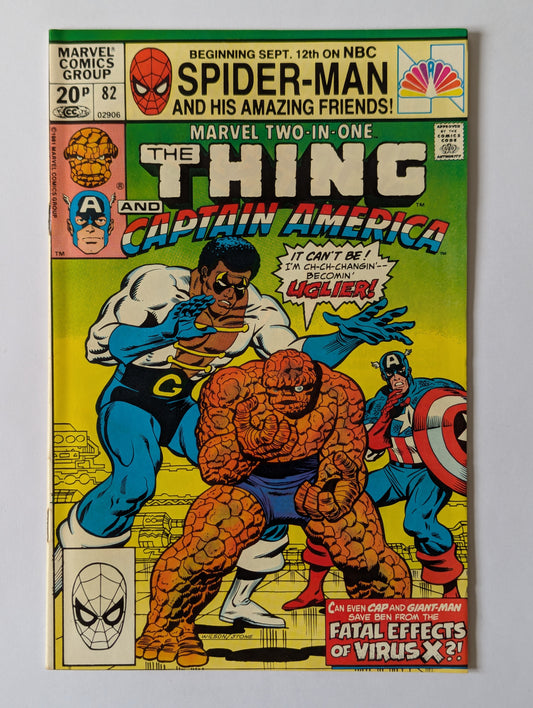 Marvel Two In One #82 Marvel Comic Book
