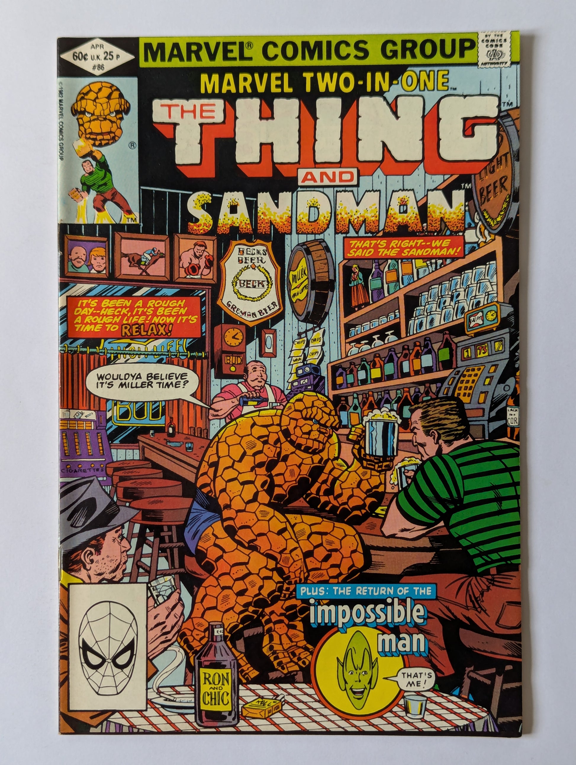 Marvel Two In One #86 Marvel Comic Book