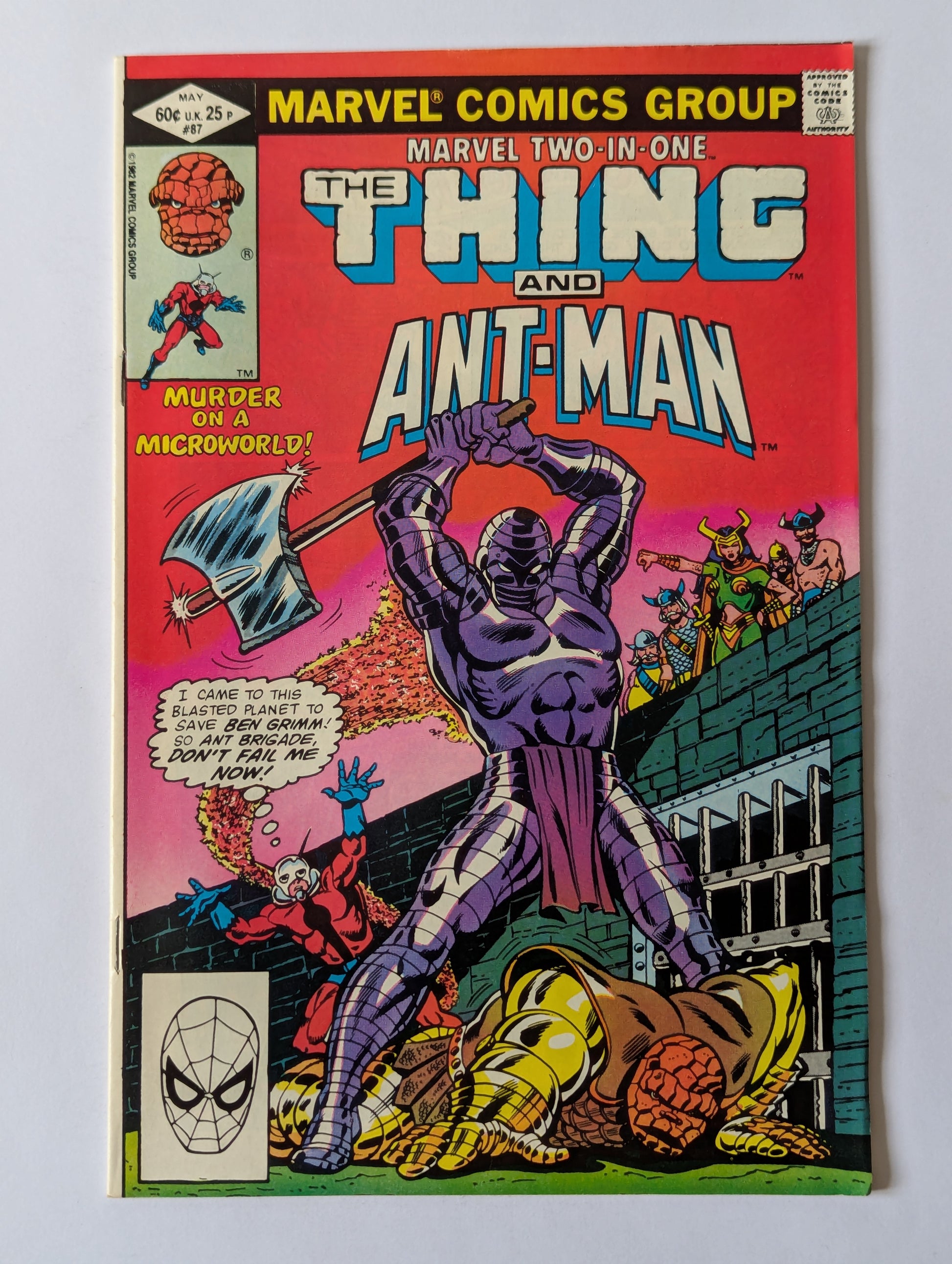 Marvel Two In One #87 Marvel Comic Book