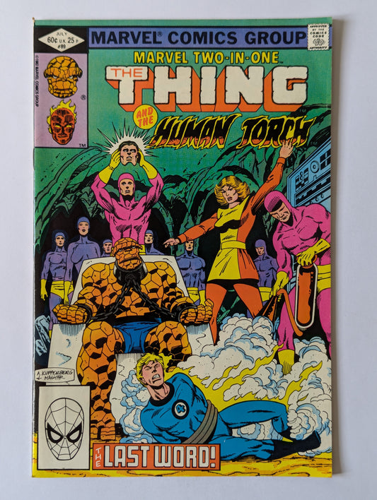 Marvel Two In One #89 Marvel Comic Book