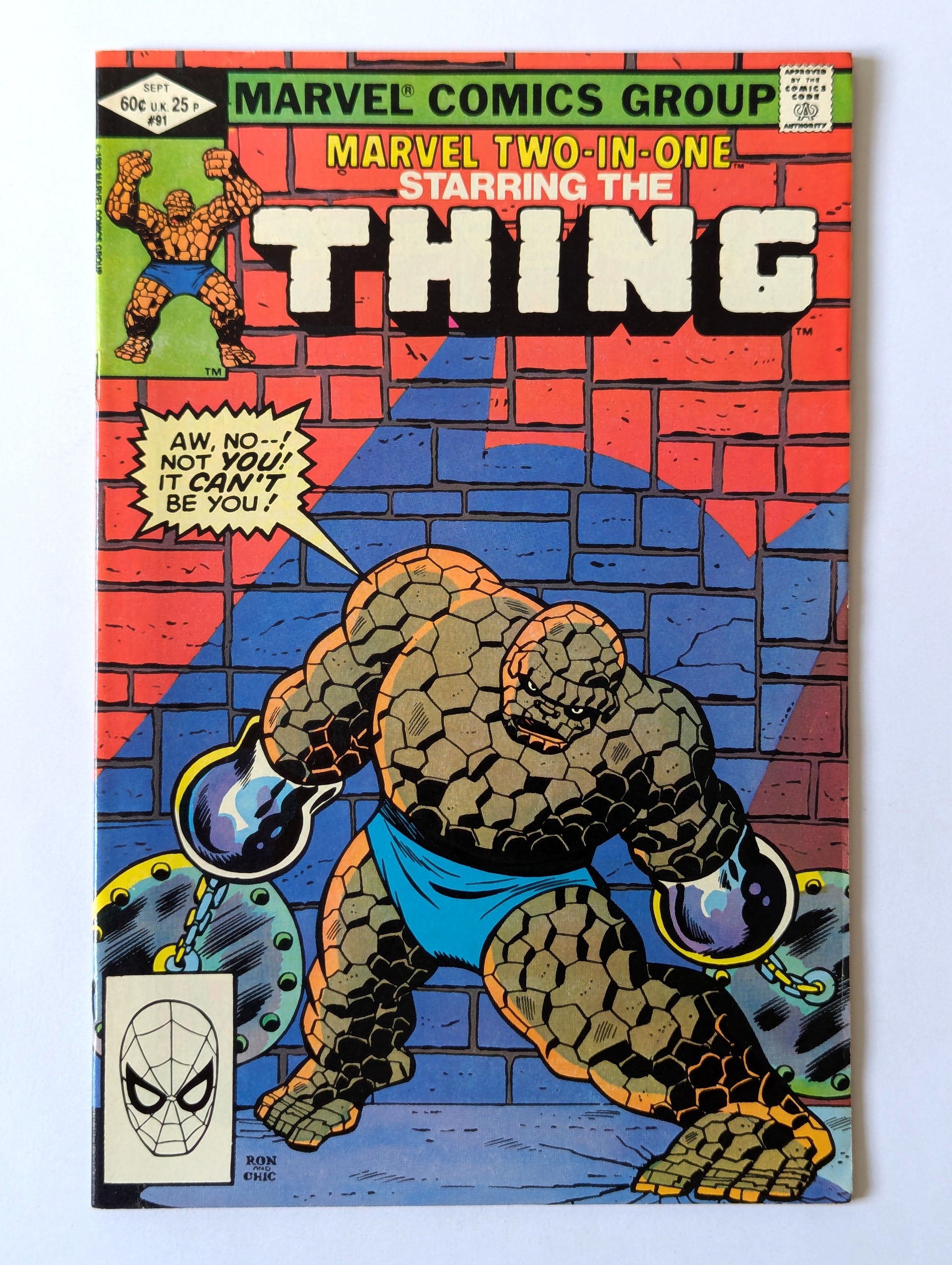 Marvel Two In One #91 Marvel Comic Book