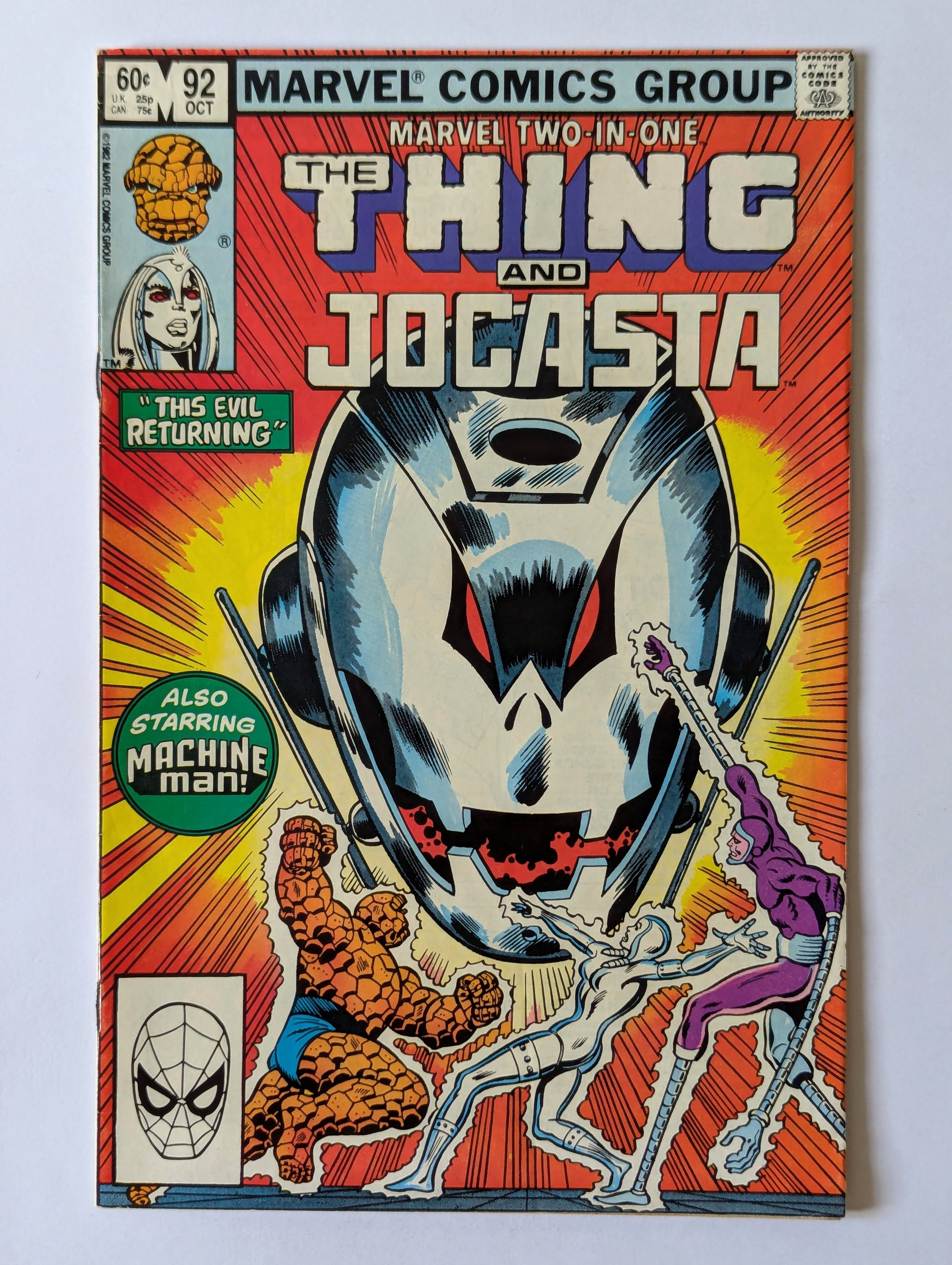 Marvel Two In One #92 Marvel Comic Book
