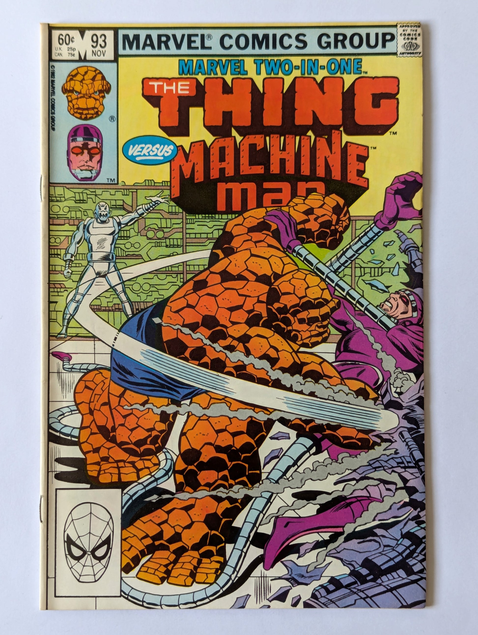 Marvel Two In One #93 Marvel Comic Book