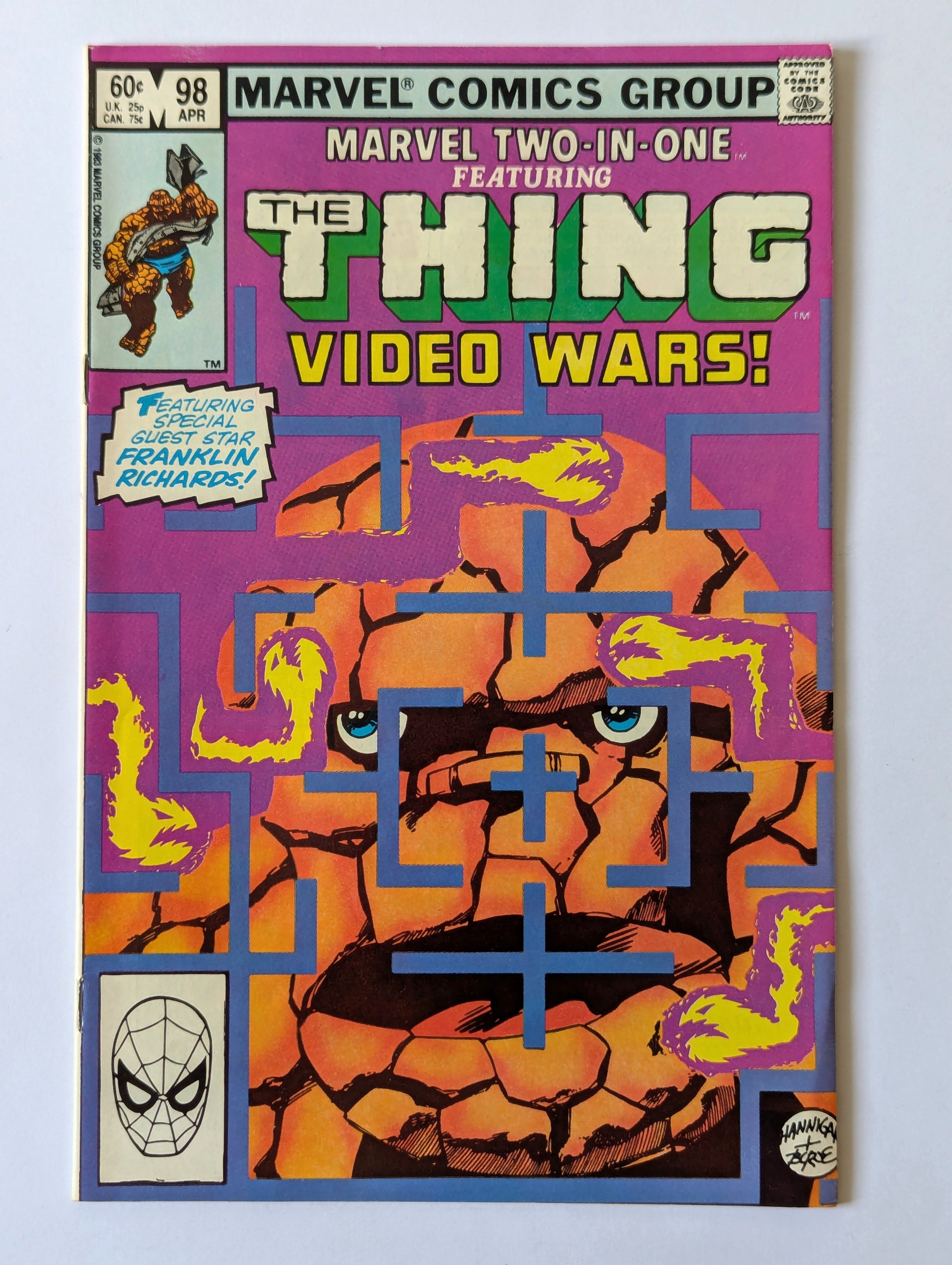 Marvel Two In One #98 Marvel Comic Book