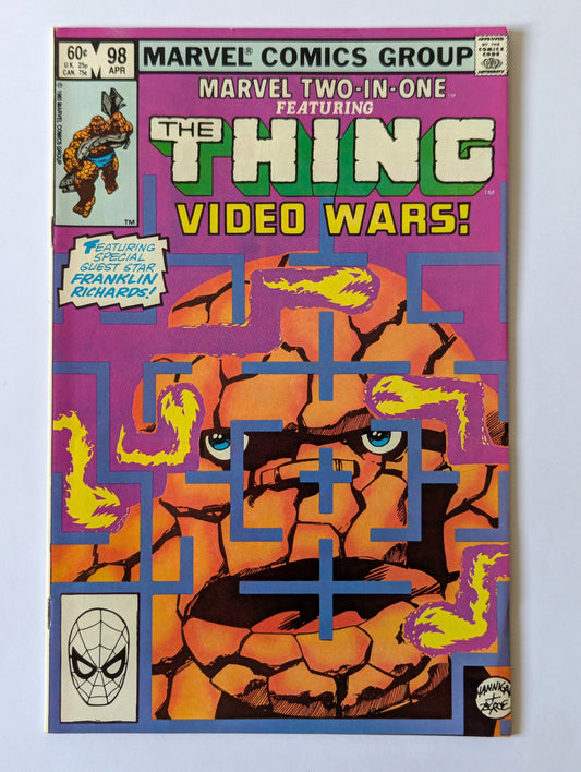 Marvel Two In One #98 Marvel Comic Book