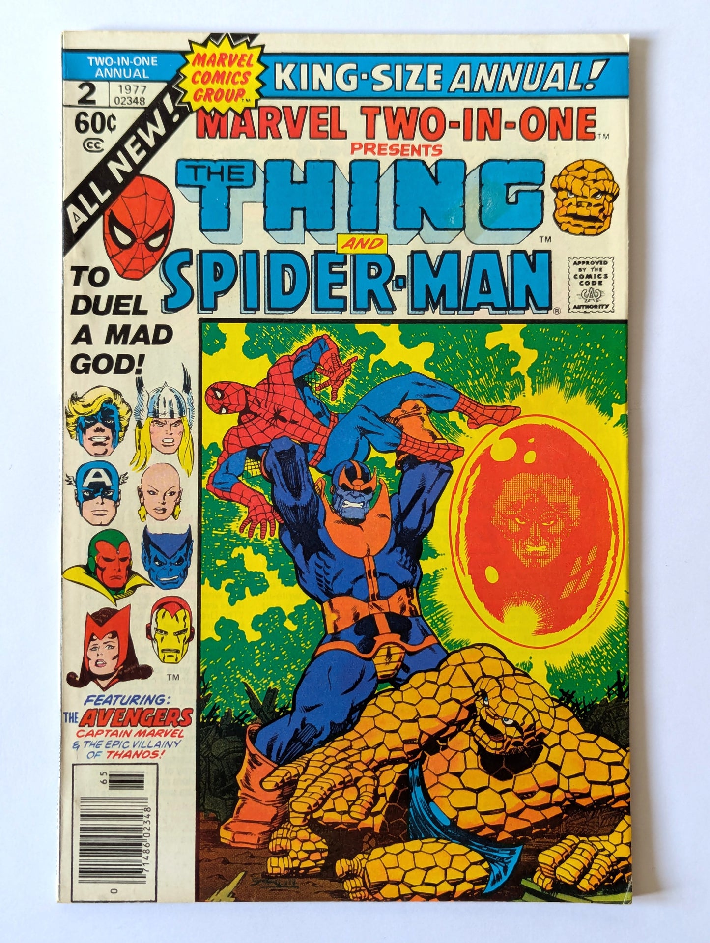 Marvel Two In One Annual #2 Marvel Comic Book