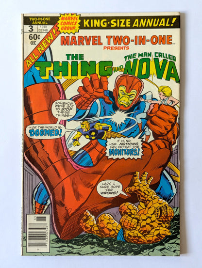 Marvel Two In One Annual #3 Marvel Comic Book