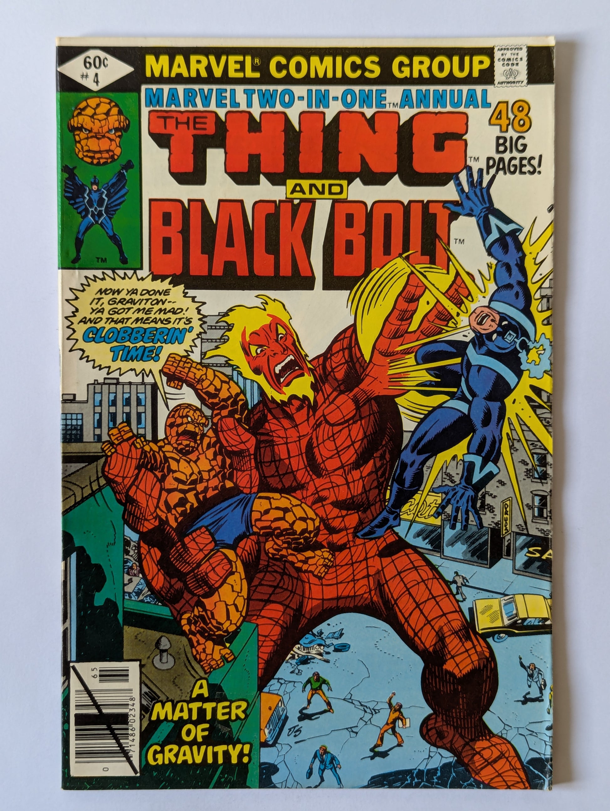 Marvel Two In One Annual #4 Marvel Comic Book