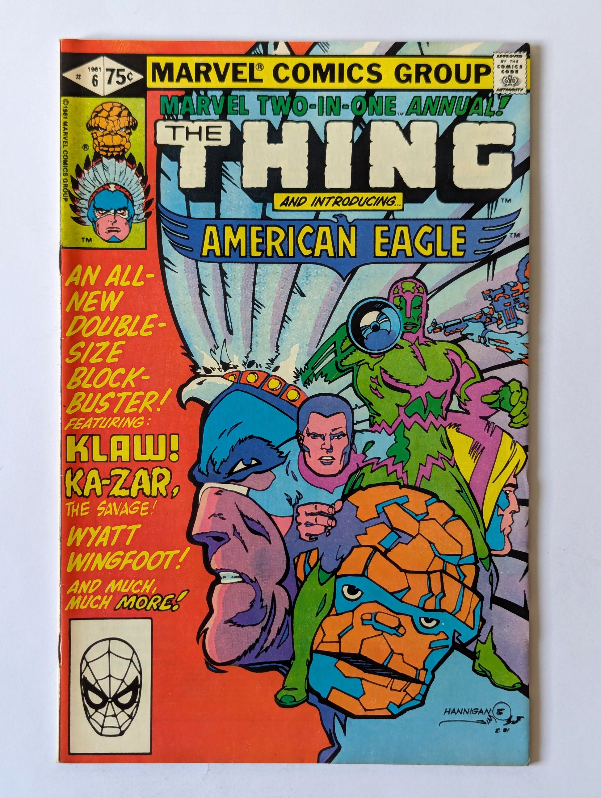 Marvel Two In One Annual #6 Marvel Comic Book