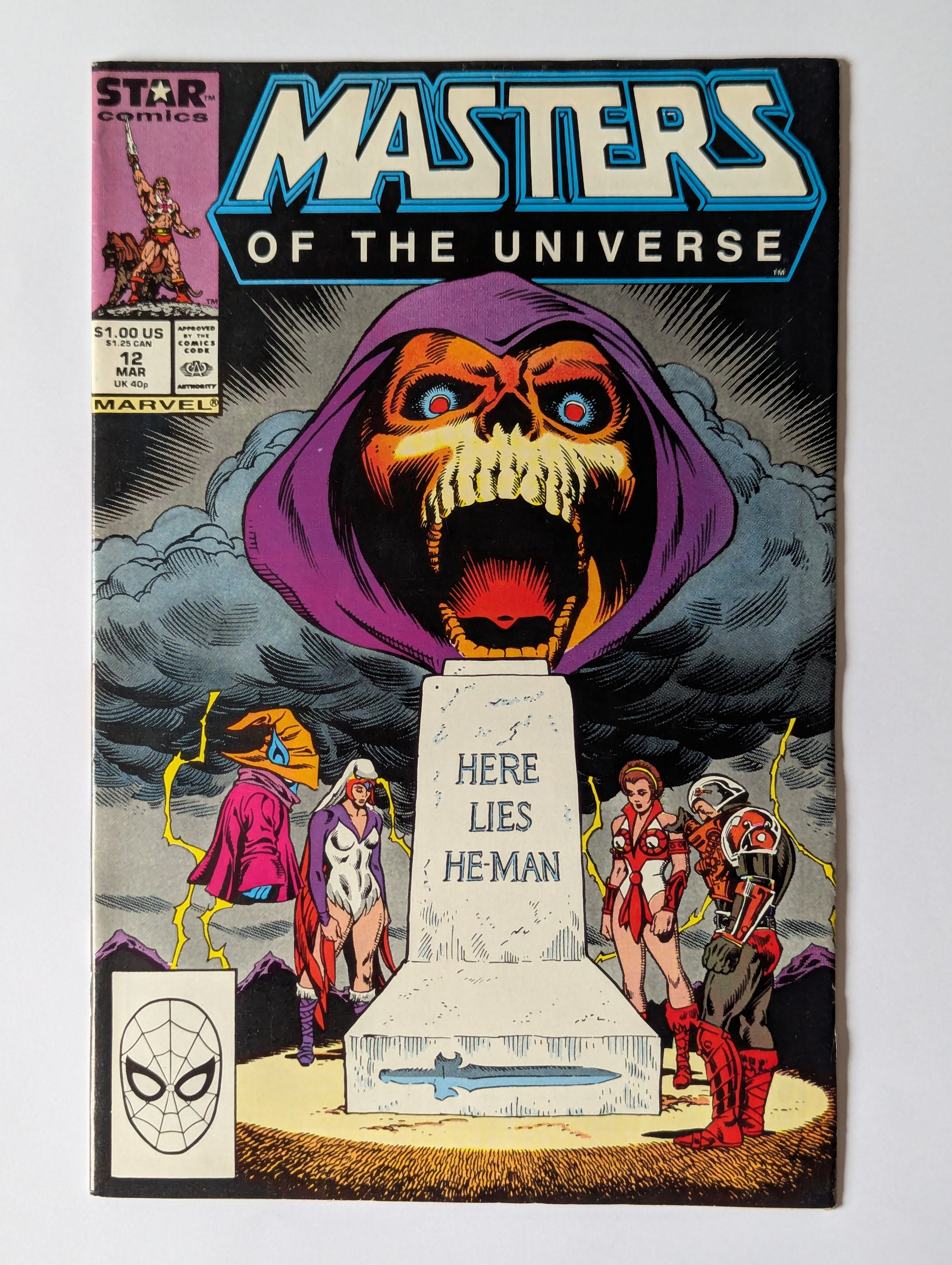 Masters of the Universe #12 Marvel Comic Book