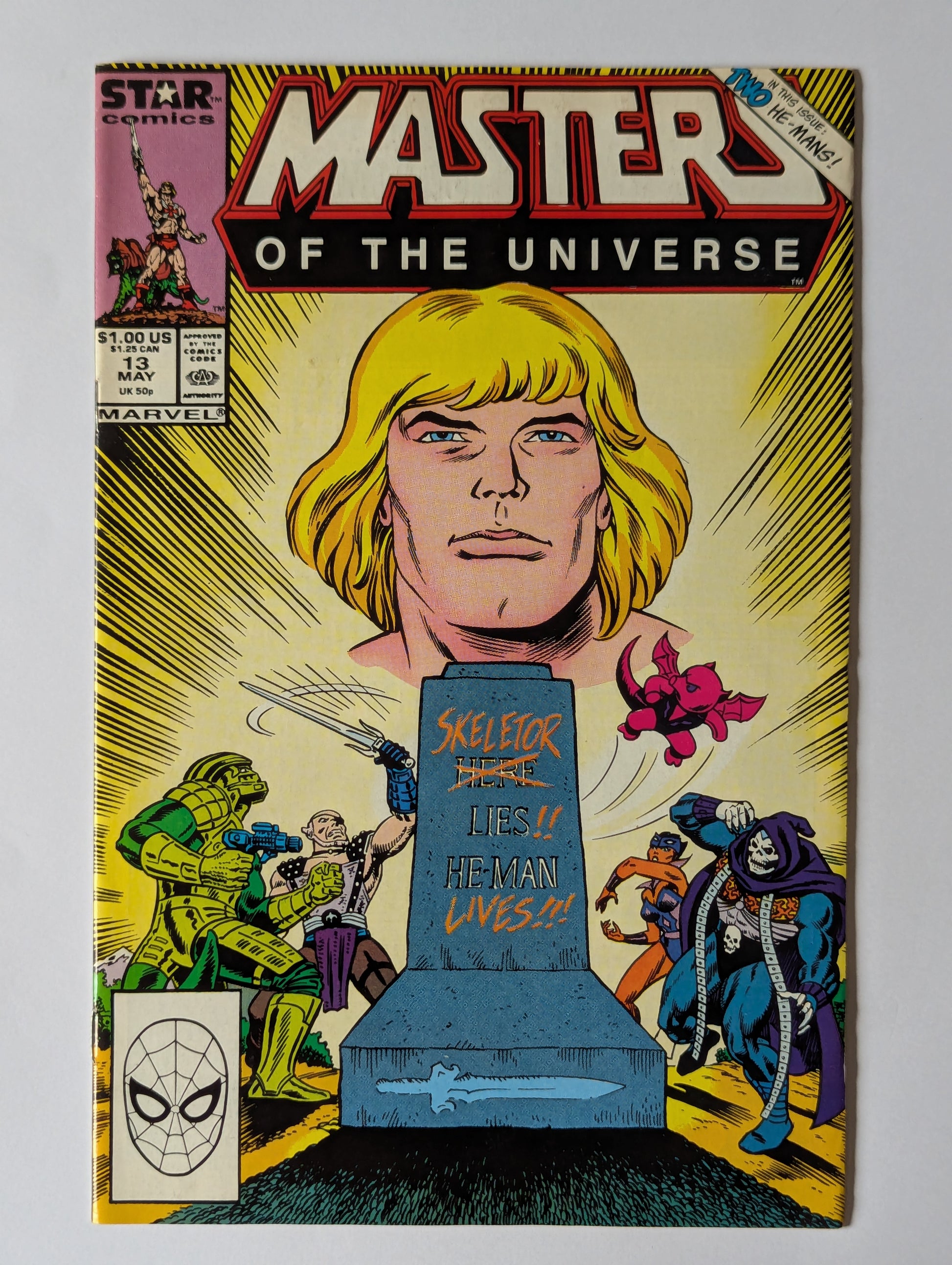 Masters of the Universe #13 Marvel Comic Book