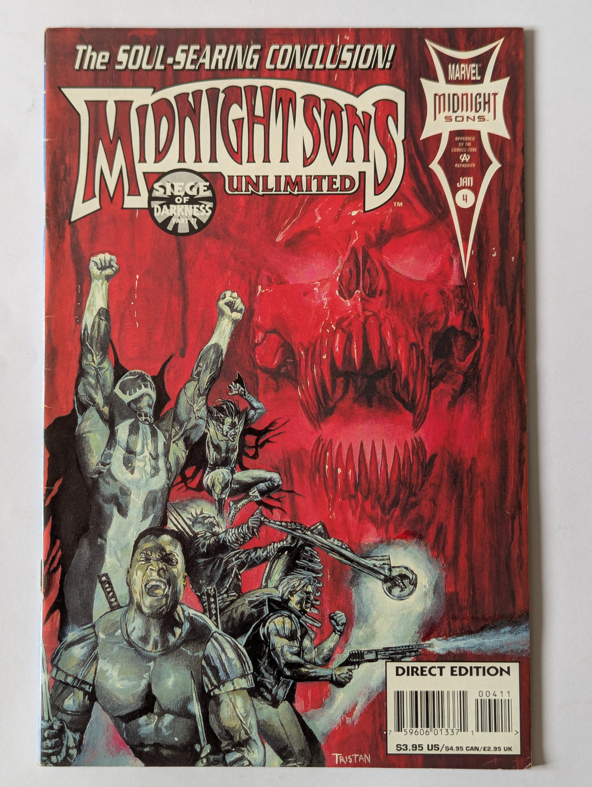 Midnight Sons Unlimited #4 Marvel Comic Book
