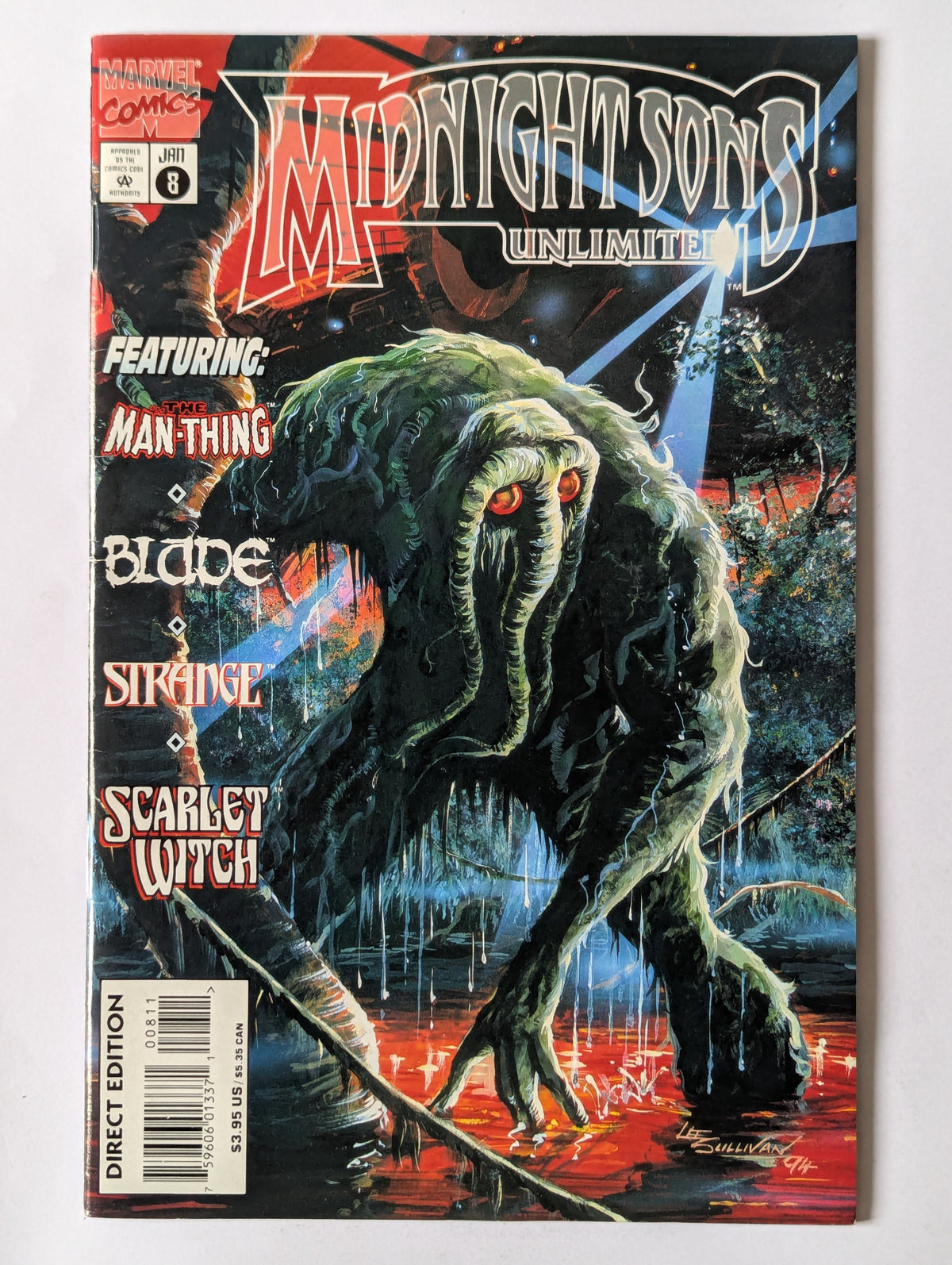 Midnight Sons Unlimited #8 Marvel Comic Book