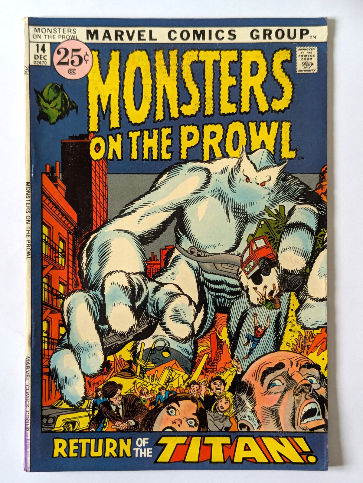 Monsters on the Prowl #14 Marvel Comic Book