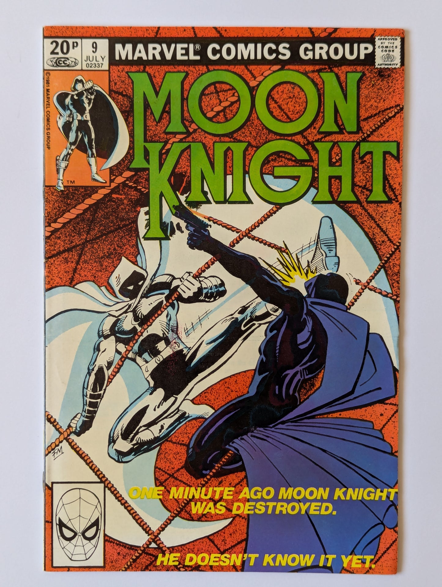 Moon Knight #9 Marvel Comic Book