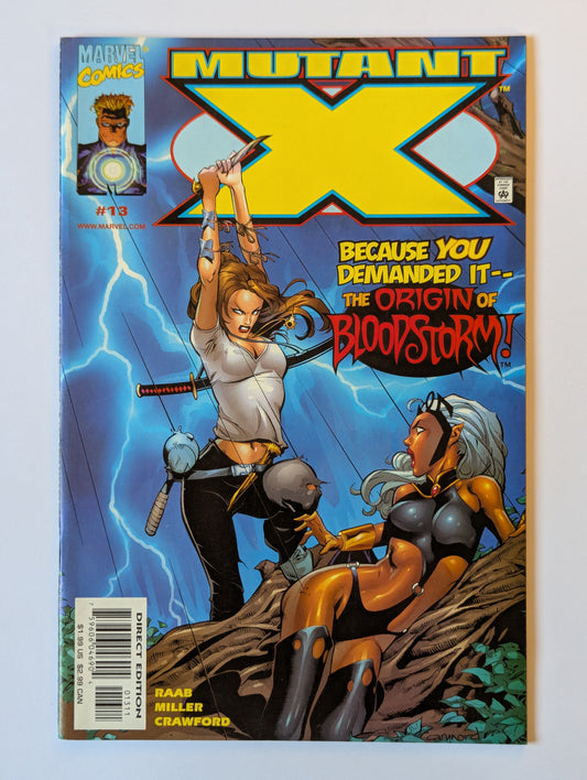 Mutant X #13 Marvel Comic Book