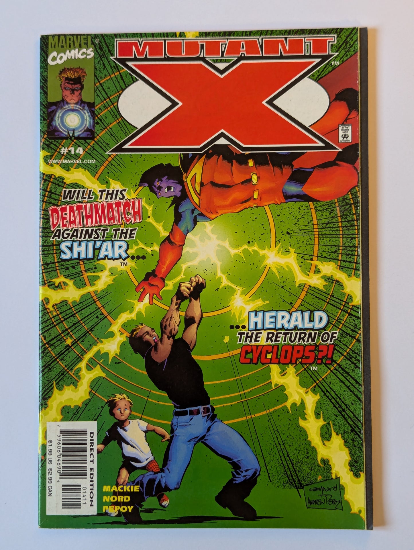Mutant X #14 Marvel Comic Book