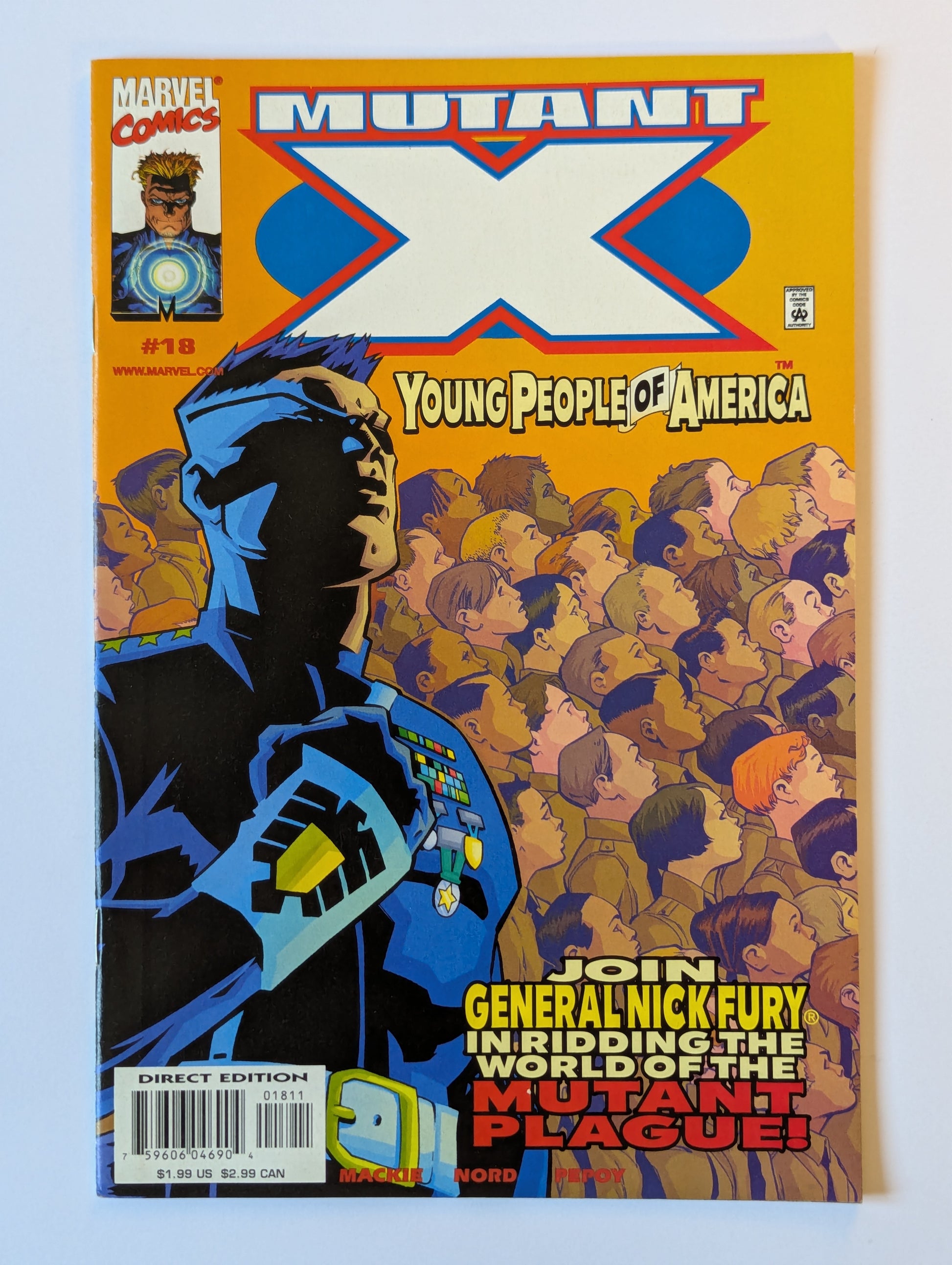 Mutant X #18 Marvel Comic Book