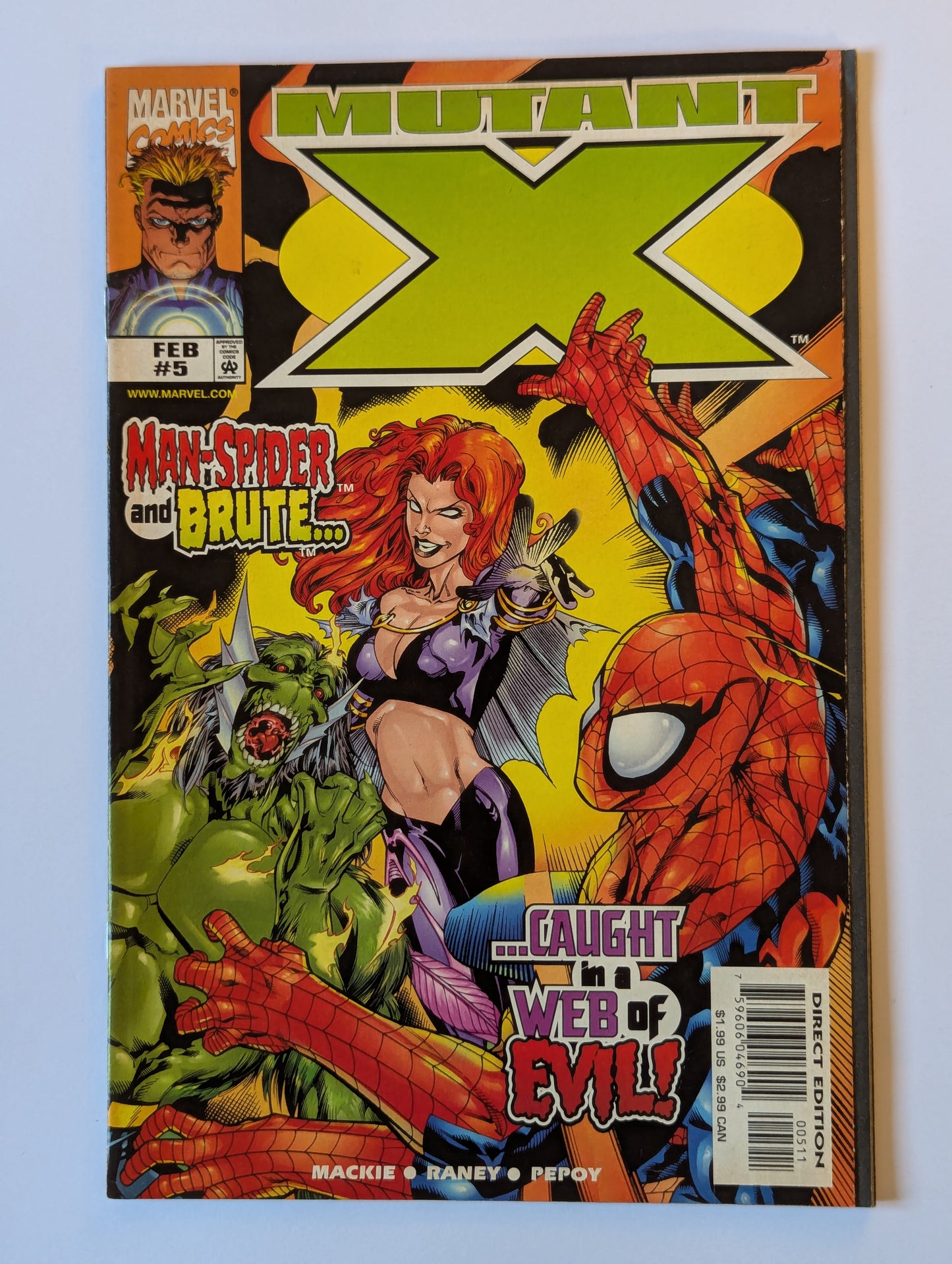 Mutant X #5 Marvel Comic Book
