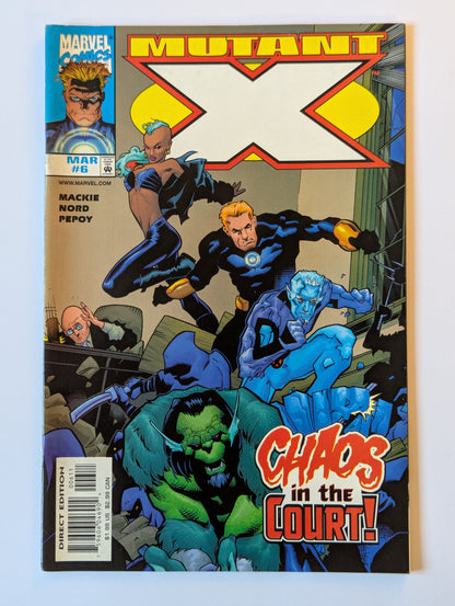 Mutant X #6 Marvel Comic Book