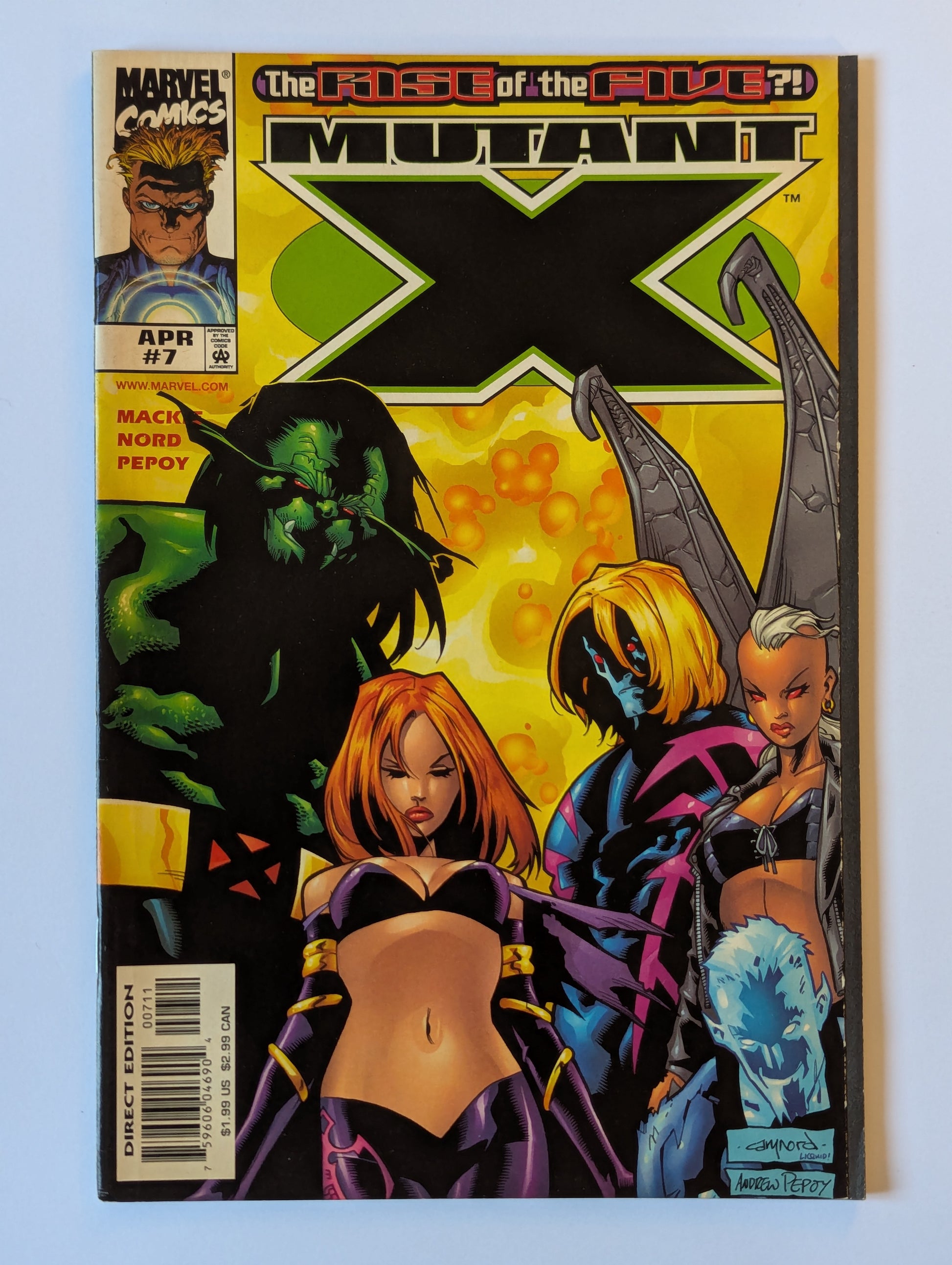 Mutant X #7 Marvel Comic Book