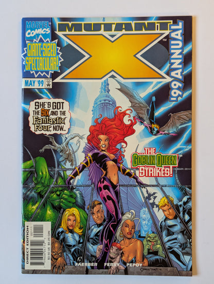Mutant X Annual 99 Marvel Comic Book