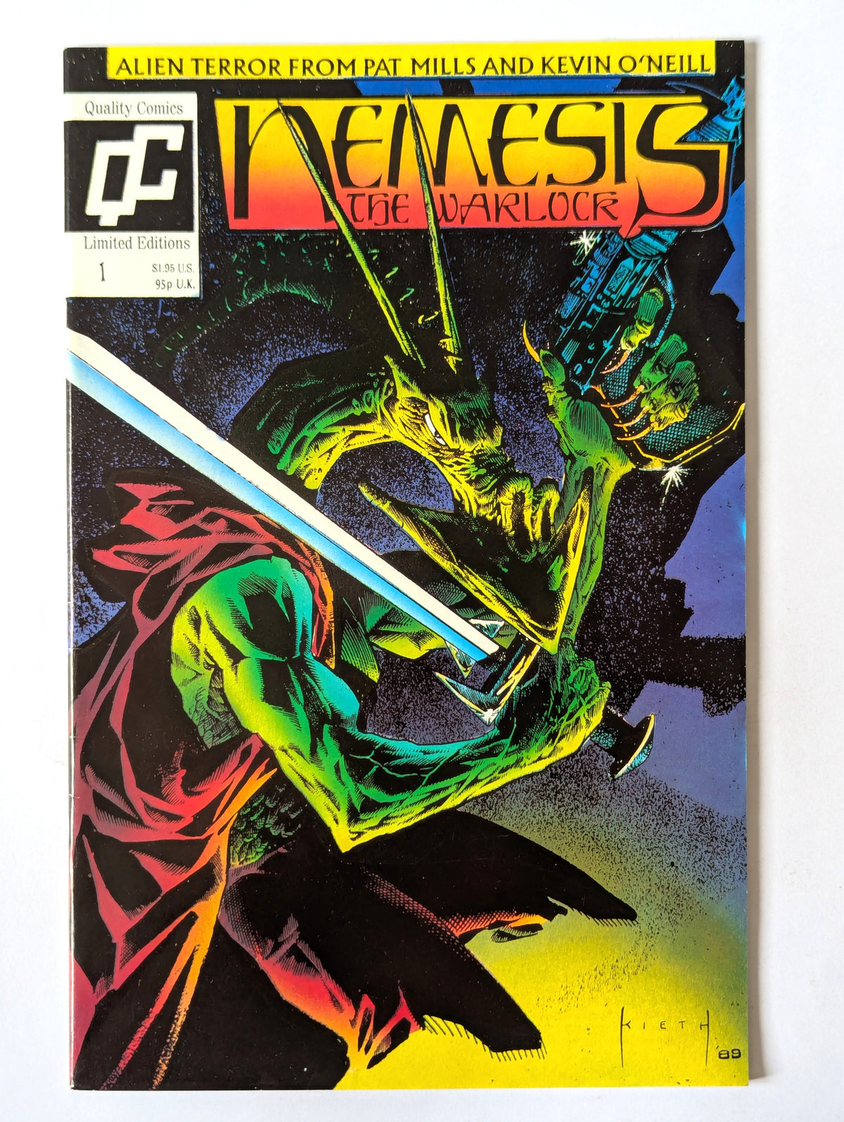 Nemesis the Warlock #1 Fleetway Comic Book