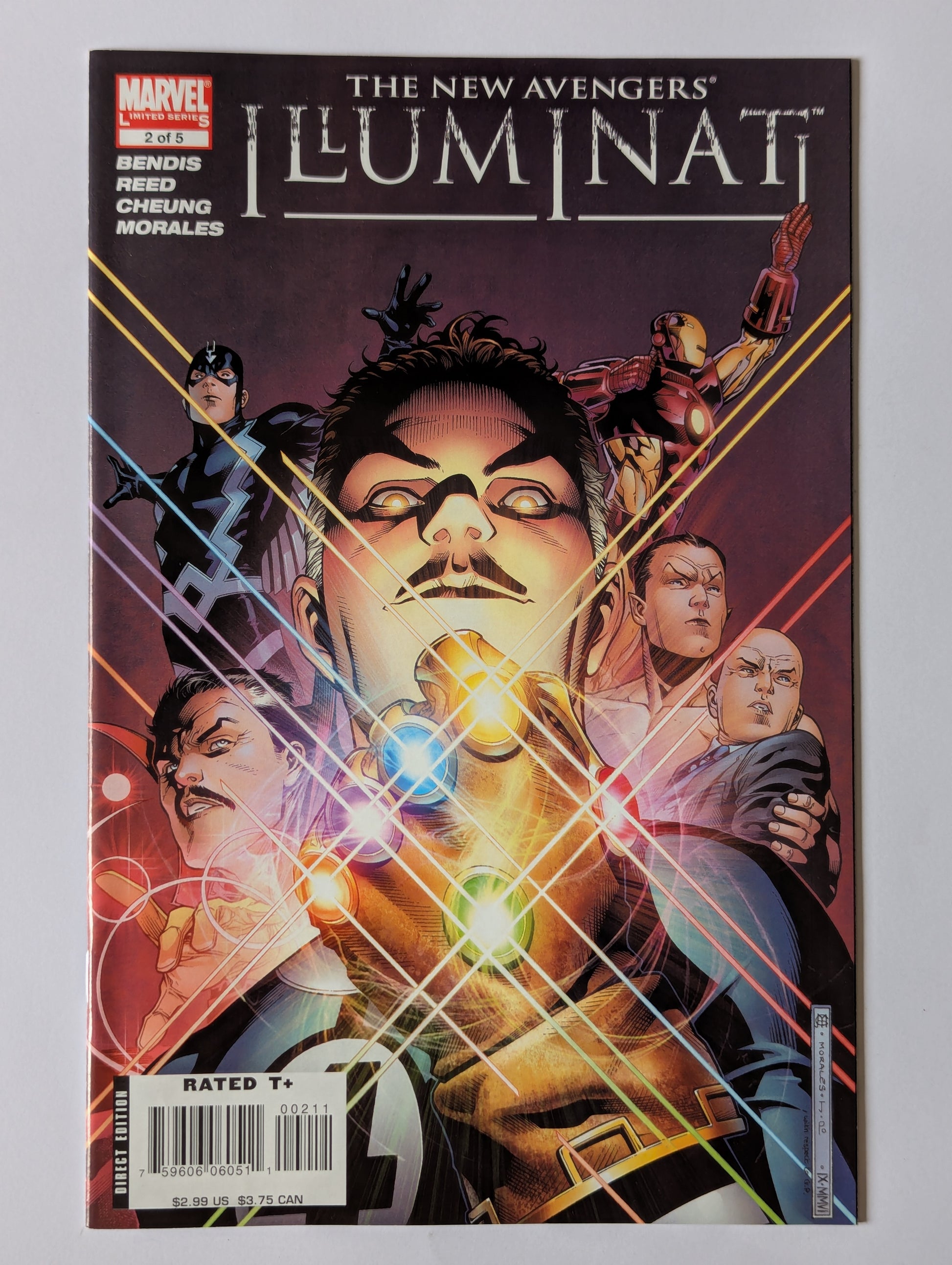 New Avengers Illuminati #2 Marvel Comic Book
