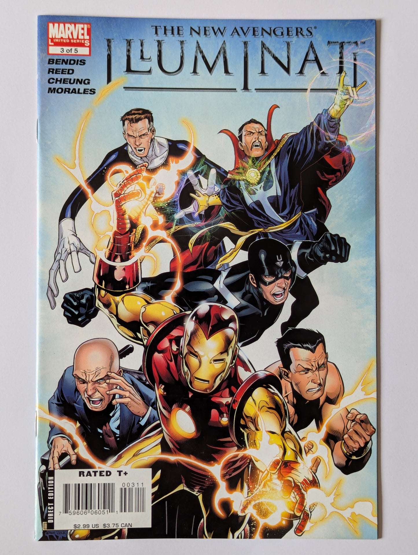 New Avengers Illuminati #3 Marvel Comic Book