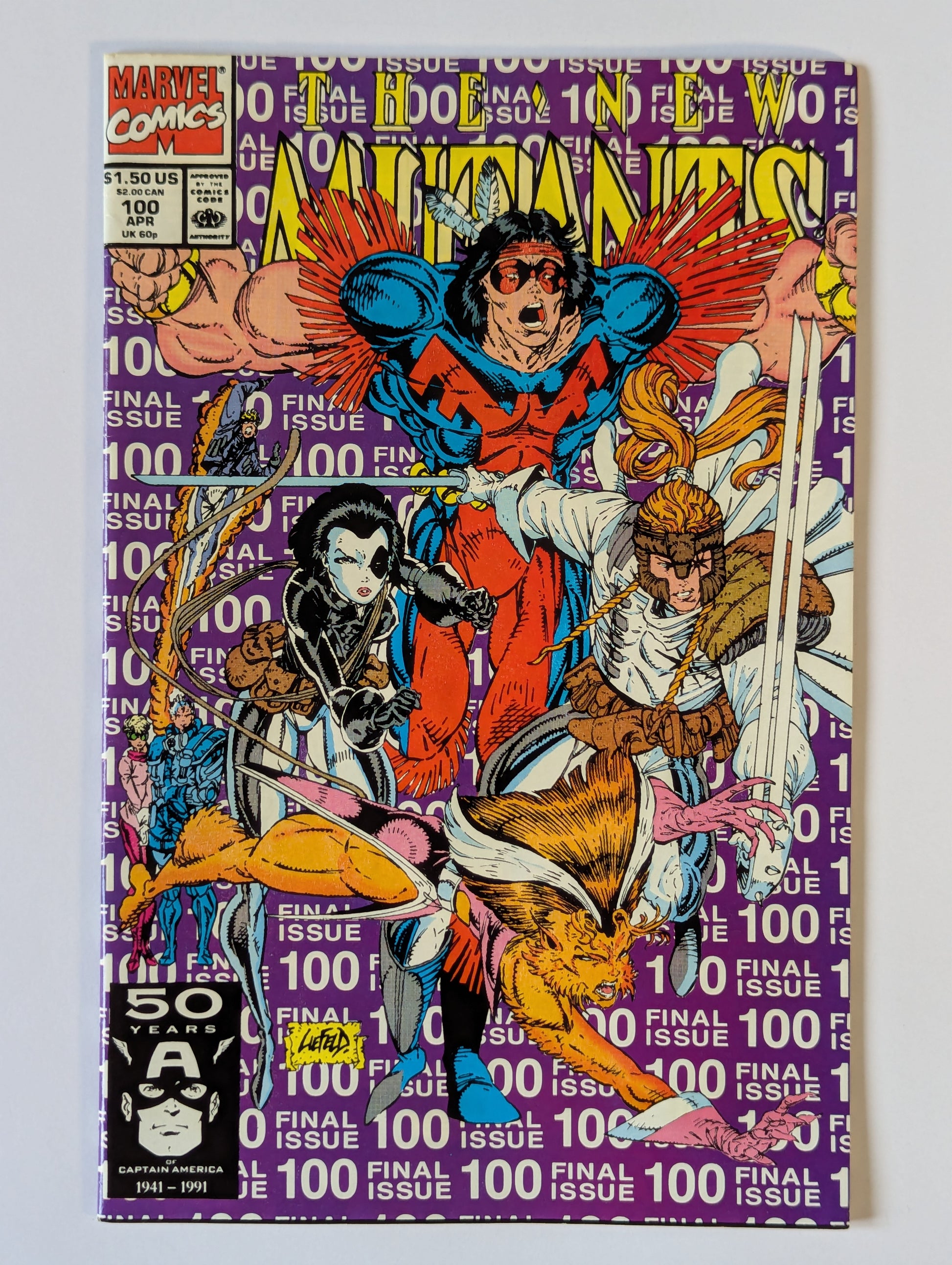 New Mutants #100 Marvel Comic Book
