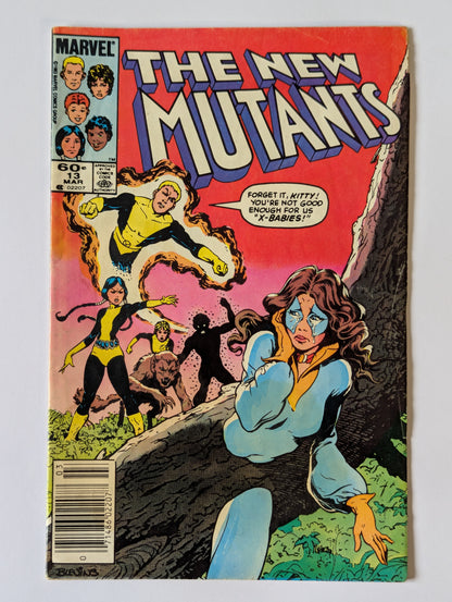 New Mutants #13 Marvel Comic Book