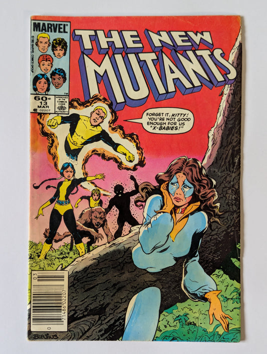 New Mutants #13 Marvel Comic Book