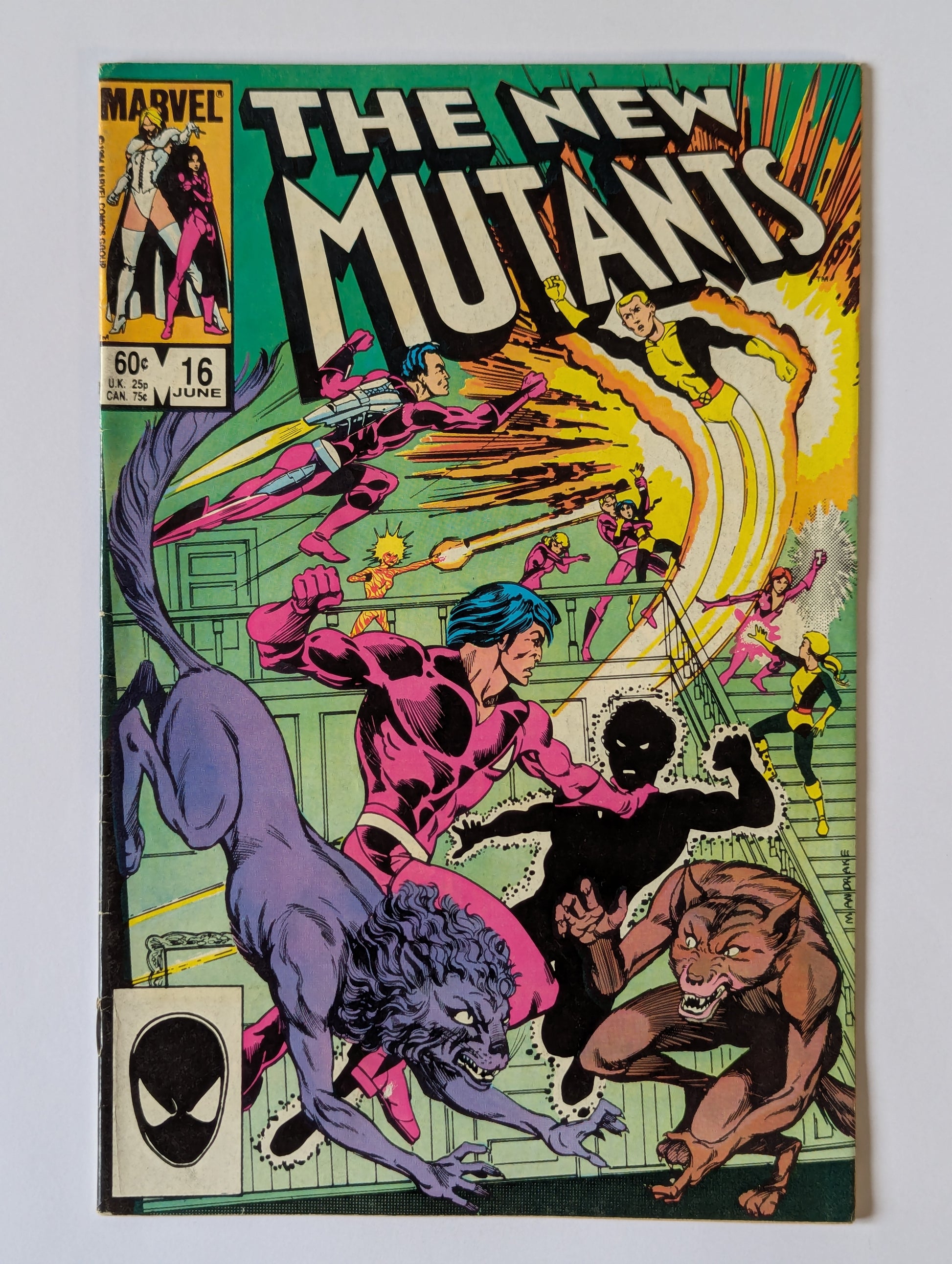 New Mutants #16 Marvel Comic Book