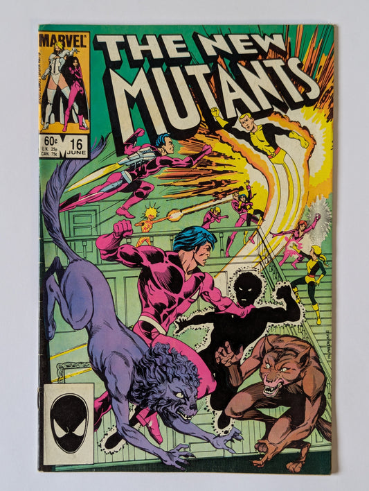 New Mutants #16 Marvel Comic Book