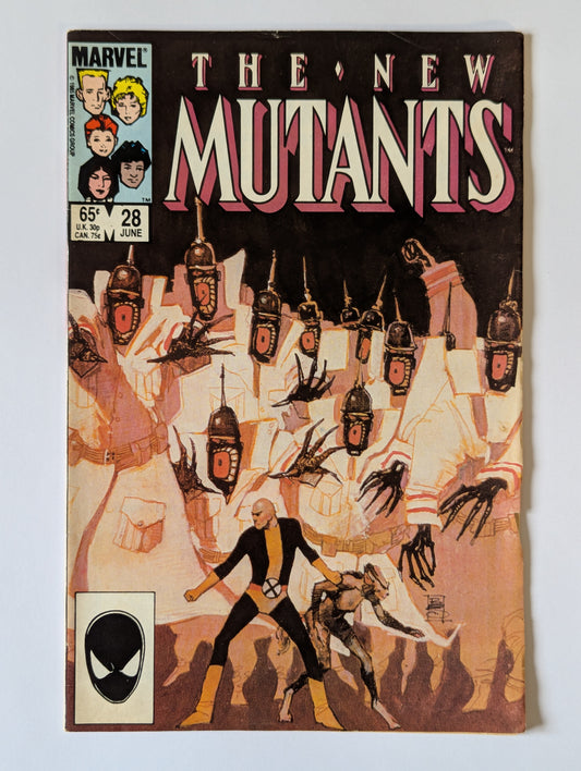 New Mutants #28 Marvel Comic Book