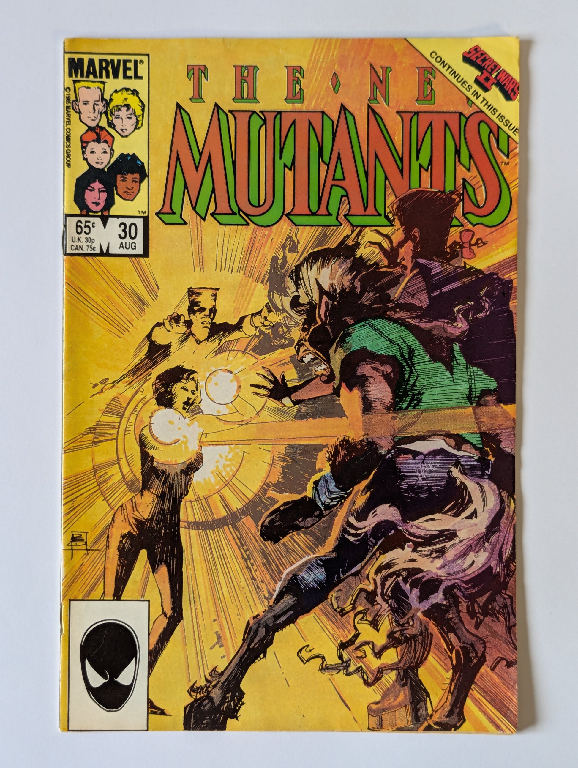 New Mutants #30 Marvel Comic Book