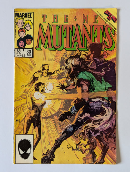 New Mutants #30 Marvel Comic Book