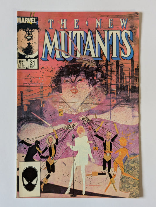 New Mutants #31 Marvel Comic Book