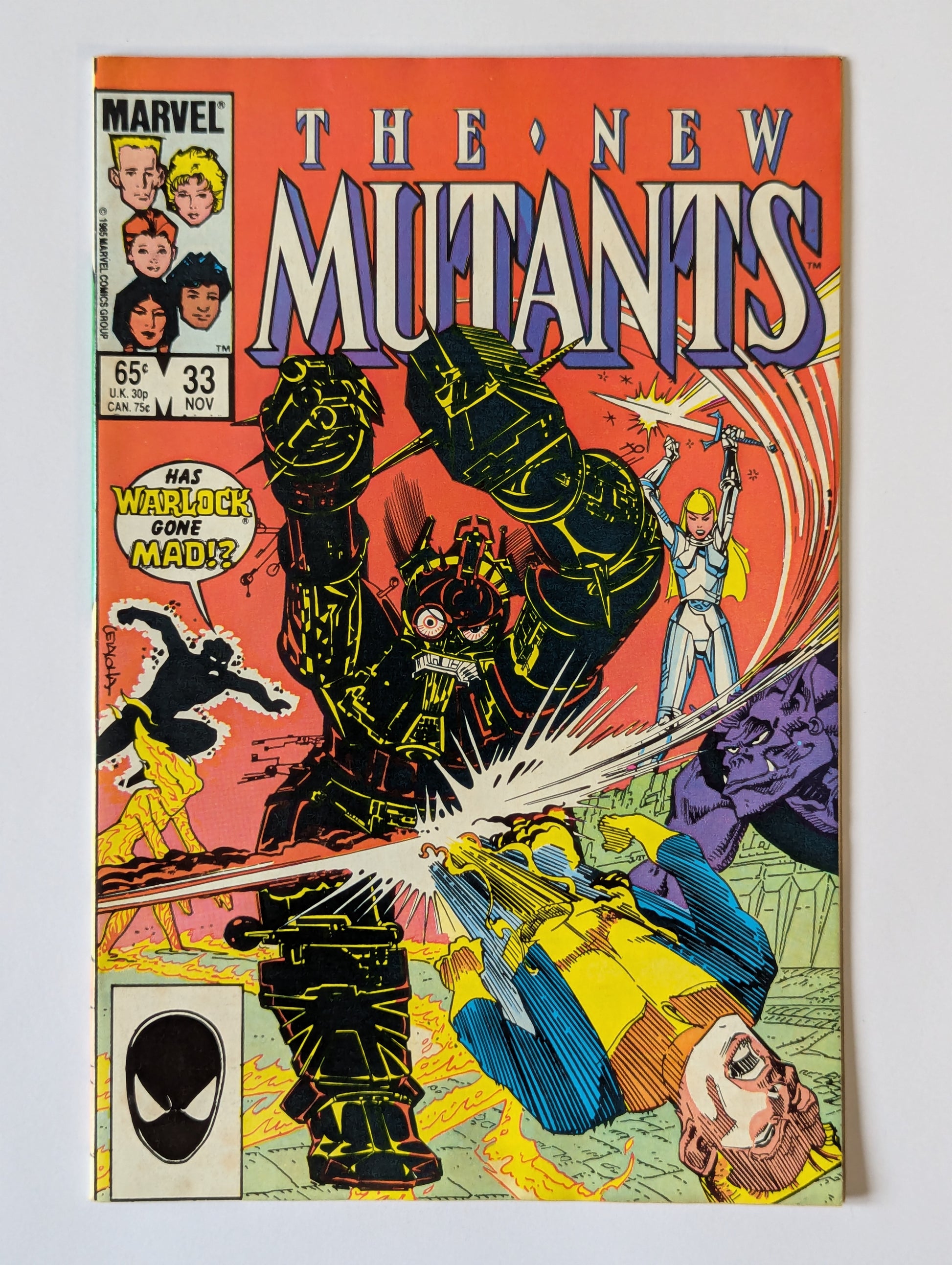 New Mutants #33 Marvel Comic Book