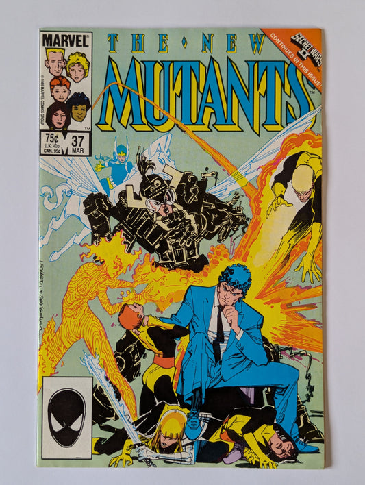 New Mutants #37 Marvel Comic Book
