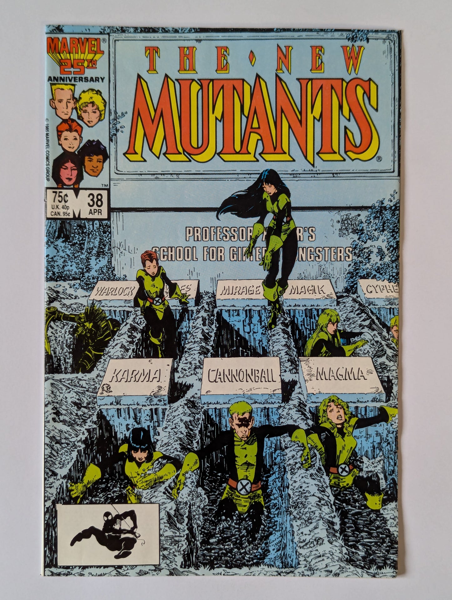 New Mutants #38 Marvel Comic Book