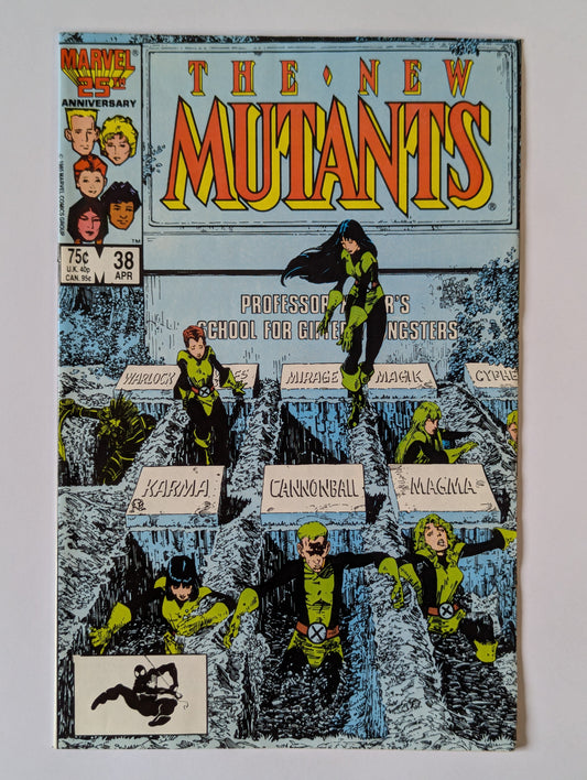 New Mutants #38 Marvel Comic Book