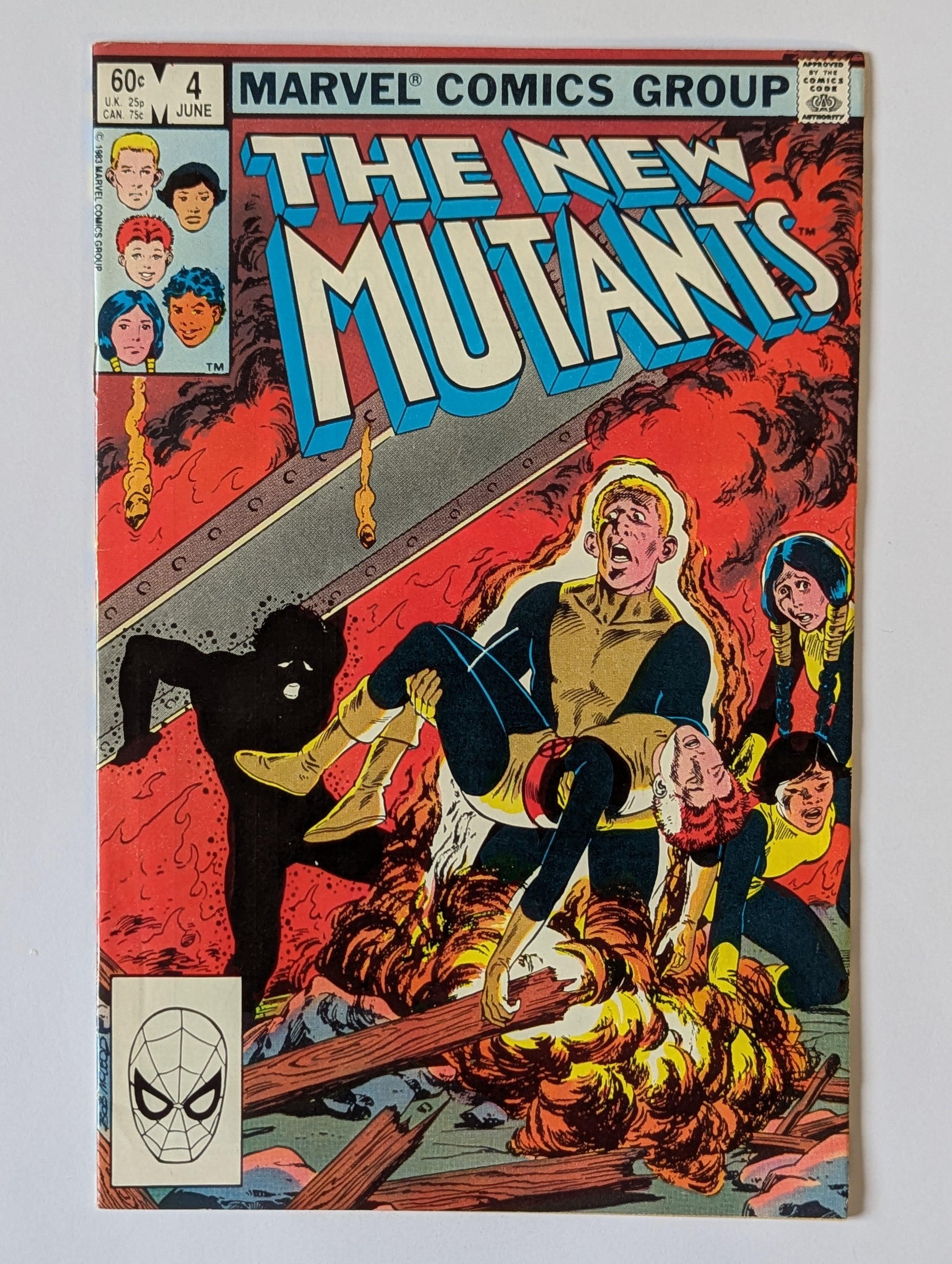 New Mutants #4 Marvel Comic Book