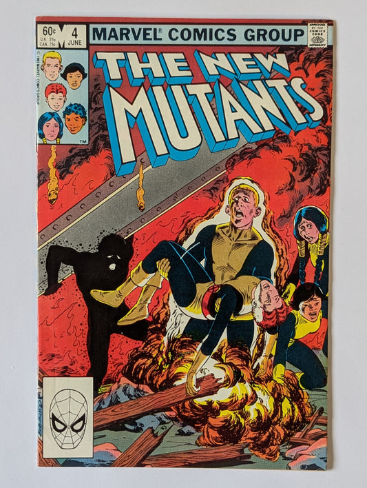 New Mutants #4 Marvel Comic Book