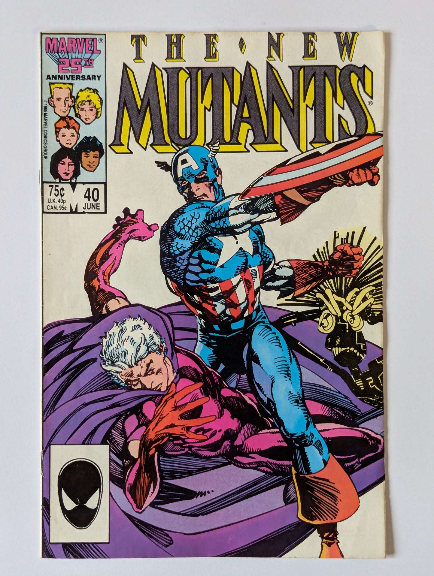 New Mutants #40 Marvel Comic Book